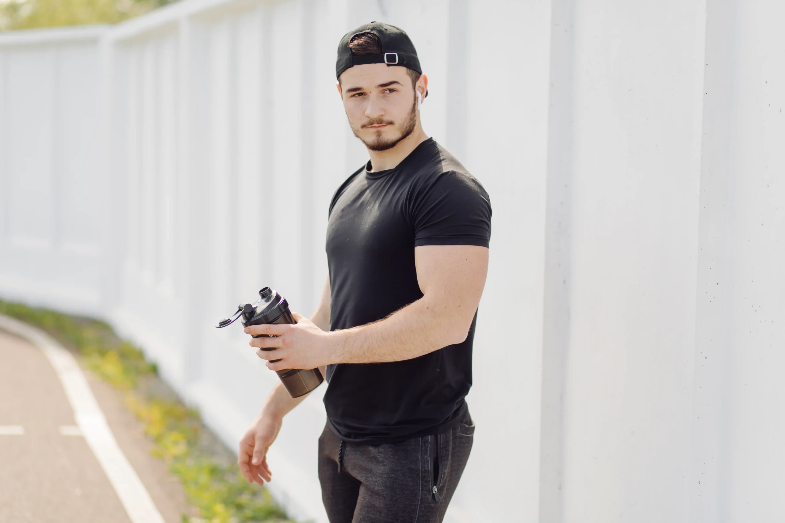 Man receiving hyperhidrosis treatment - excessive sweating therapy for men